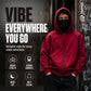 Unisex's Zip-Up Double-Hooded Sweatshirt