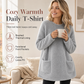 Women's Warm Crew Neck Long Sleeve Top