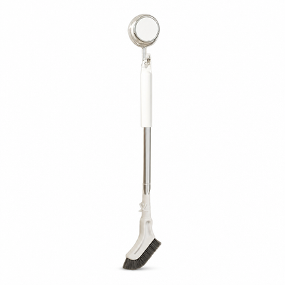 ⏳🖤Black Friday Sale: ONLY￡6.99!🔥✨ Telescopic Stainless Steel Crevice Brush🧹🇬🇧Adjustable Long Handle for Bathroom Gaps & Tight Spaces ✅ Stainless Steel ✅ Adjustable Length  ✅Stiff Bristles