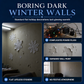 Glowing Snowflake Night Light Wall Stickers