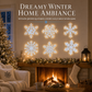 Glowing Snowflake Night Light Wall Stickers