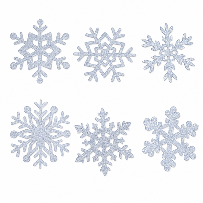 Glowing Snowflake Night Light Wall Stickers
