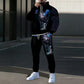 Men's Printed Hoodie & Sweatpants Set