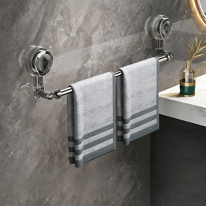 Retractable Suction Cup Towel Bar