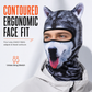 🐆 LIMITED-TIME 50% OFF! ❄️ Animal Print Windproof Balaclava Face Mask – Breathable, Warm, Cute Ears 🛷