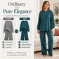 Women's Striped Pullover & Wide-Leg Pants 2-Piece Set