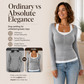 Women's Color Blocking Mock 2-Piece Top