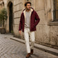 Men's Thick Sherpa-Lined Hooded Jacket