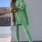Hooded Sweatshirt & Jogger Leggings 2-Piece Set