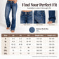 💖Black Friday Mega Deal – 50% off!💖👖Women's Double-Button High-Waisted Bootcut Jeans