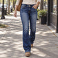 💖Black Friday Mega Deal – 50% off!💖👖Women's Double-Button High-Waisted Bootcut Jeans