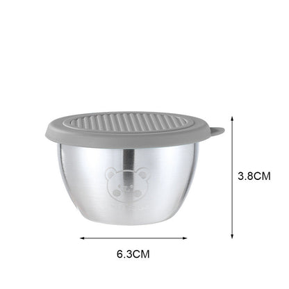 Mini Stainless Steel Dipping and Seasoning Sauce Cups