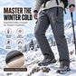 🏕️ Clean Cargo Look, Toasty Lined Comfort | Men's Winter Plush-Lined Cargo Pants