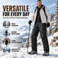 🏕️ Clean Cargo Look, Toasty Lined Comfort | Men's Winter Plush-Lined Cargo Pants