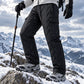 🏕️ Clean Cargo Look, Toasty Lined Comfort | Men's Winter Plush-Lined Cargo Pants