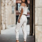 Chic Sleeveless Open-Back Jumpsuit