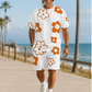 🌺 Men's Floral Print 2-Piece Summer Set