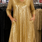 Danceable – Sequin V-Neck Pocketed Party Dress