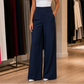Highline – Sailor-Button Wide-Leg Trousers