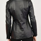 Faux Leather Tailored Jacket