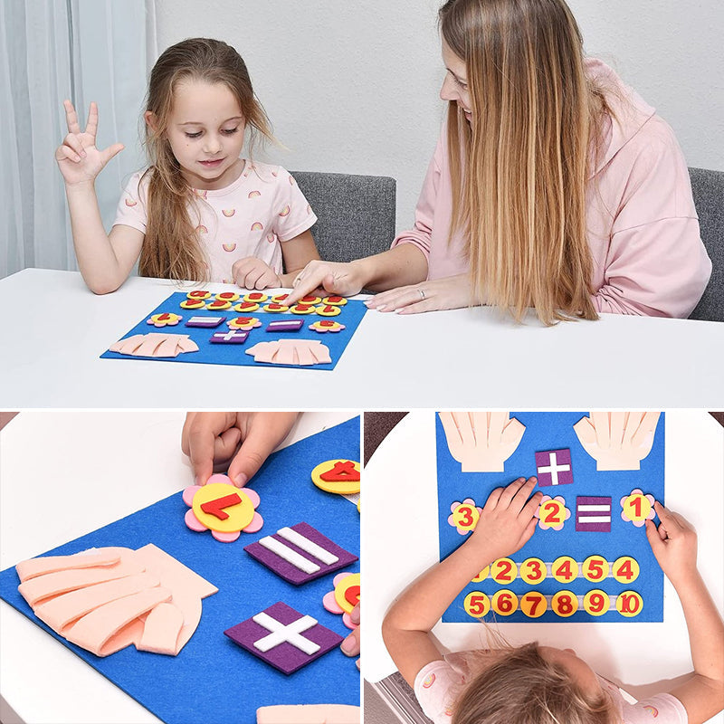 Felt Board Finger Numbers Counting Toy – vivahl
