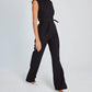 Women's Sleeveless Wide-Leg Jumpsuit