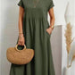 🔥Last Day Sale 49%🔥Spring Fashion Solid Color Cotton Linen Pocket Dress